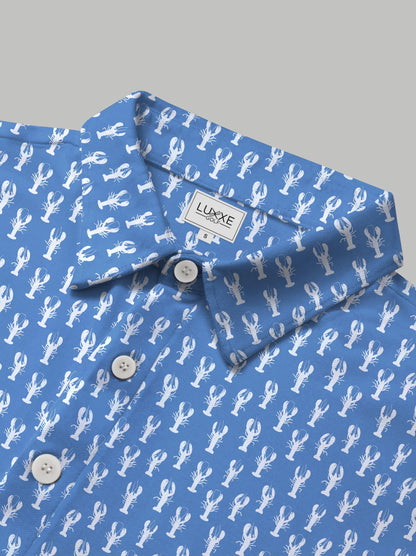 Blue Lobster Lover Polo - Luxxe Golf