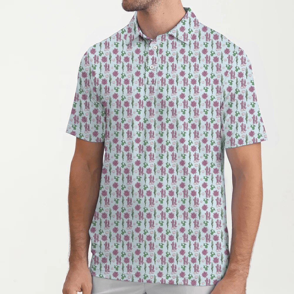 The Purple Cactus Polo - Luxxe Golf